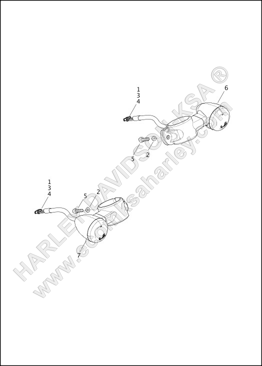 TURN SIGNALS, FRONT - XG750A